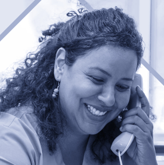 nurse talking on phone